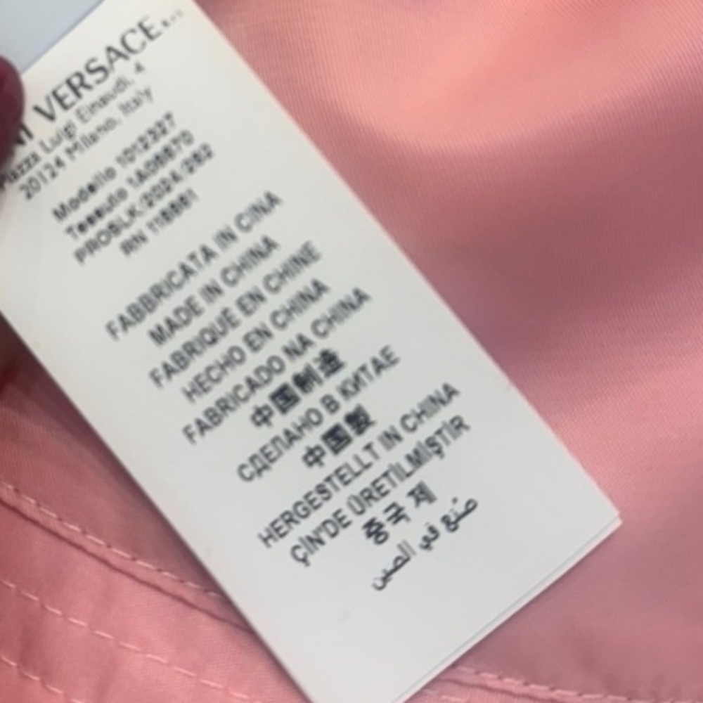 Versace Pink Bucket Hat Reversible BNWT - Picture 5 of 5